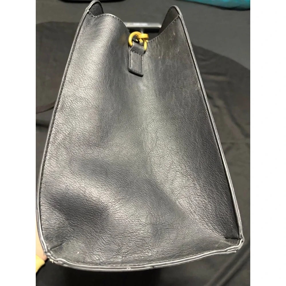 LOVEVOOK Black Laptop Tote Briefcase Work Bag Shoulder Bag 17